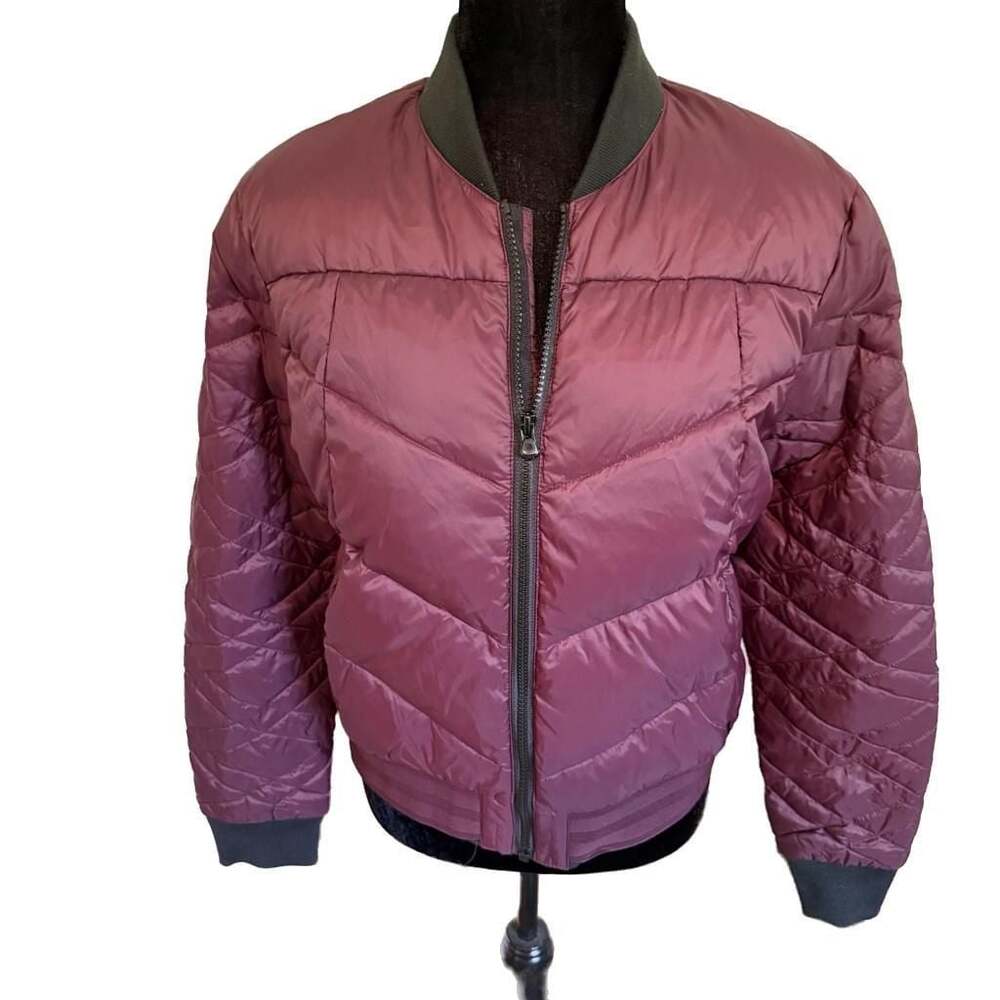 MPG Mondetta Performance Gear Quilted Puffer Bomber Jacket